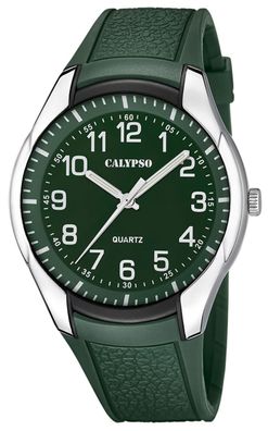 Herren Uhr Calypso Armbanduhr K5843/3 grün