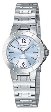 Casio Damen Armbanduhr Edelstahlarmband LTP-1177PA-2AEG