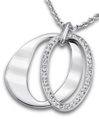 Damen Halskette Strass LS1672-1/1 Lotus Style Edelstahl Halschmuck