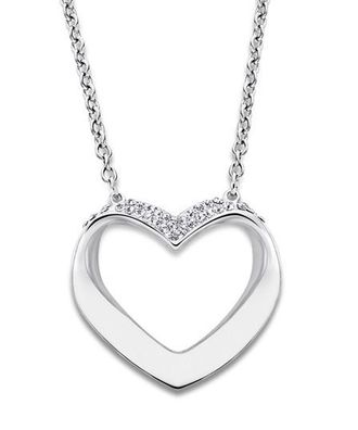 Damen Halskette LS1944-1/1 Lotus Style Collier Strass Herz