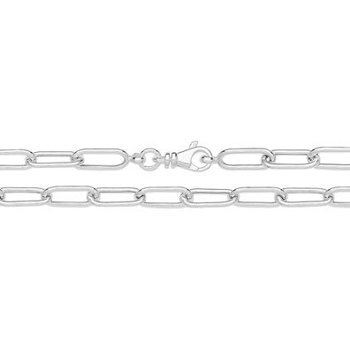 925 Sterling Silber 6mm Paperclip Kette - 45.7, 50.8, 55.9, 61, 66, 71.1, 76.2cm
