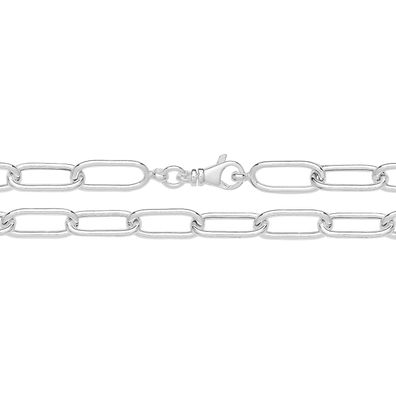 925 Sterling Silber 8mm Paperclip Kette - 45.7, 50.8, 55.9, 61, 66, 71.1, 76.2cm