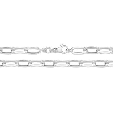 925 Sterling Silber 7mm Paperclip Kette - 45.7, 50.8, 55.9, 61, 66, 71.1, 76.2cm
