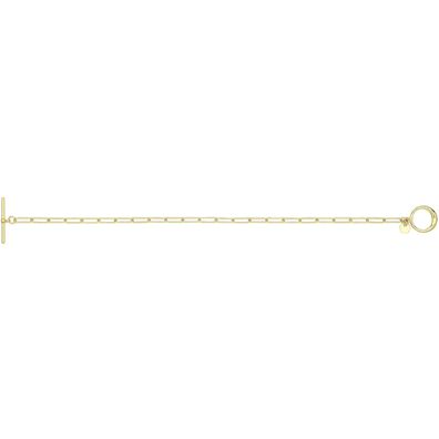 Stylisches 925 Sterling Silber Paperclip Damen - Armband - 19.1cm