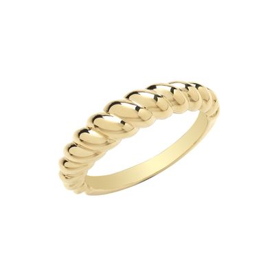 Edler 9 ct/Karat Gelb Gold Damen - Ring