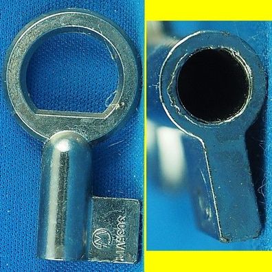 Weissensee Chubbschlüssel Kassettenschlüssel 3036VI2 - 39 mm - gebohrt 5 mm Halm 8 mm