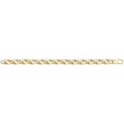 Edles 9 ct/Karat Gelb Gold Damen - Armband - 21.6cm, 9 Gramm
