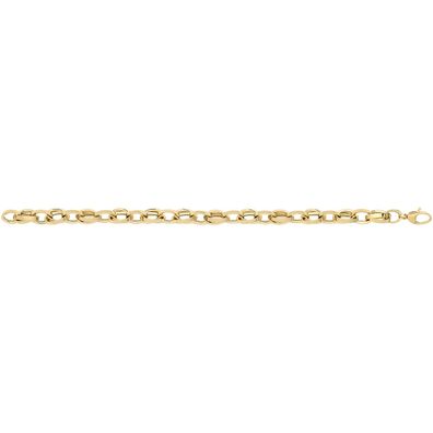 Stylisches 9 ct/Karat Gelb Gold Damen - Link Armband - 0.1cm