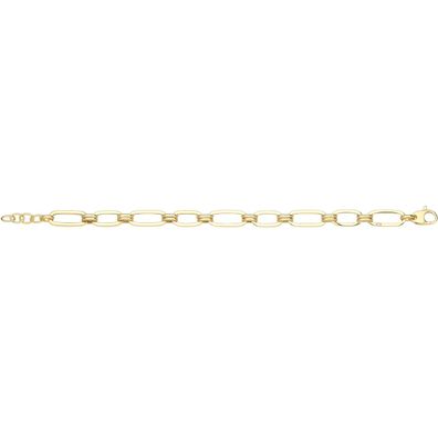 Exklusives 9 ct/Karat Gelb Gold Damen - Armband - 21.6cm, 6 Gramm