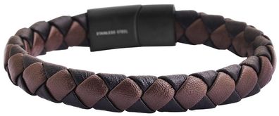 Herrenarmband schwarz braun Magnetverschluß