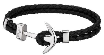Lederarmband Anker schwarz LS1832-2/1 Lotus Style Armband