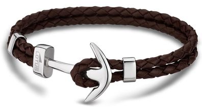 Lederarmband Anker braun LS1832-2/5 Lotus Style Armband