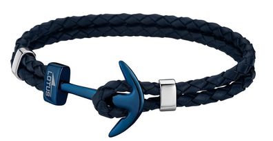 Lederarmband Anker blau LS1832-2/a Lotus Style Armband