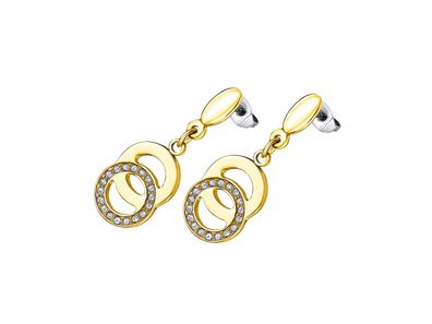 Lotus Style Damen Ohrringe gold LS1913-4/3 Ohrstecker Strass