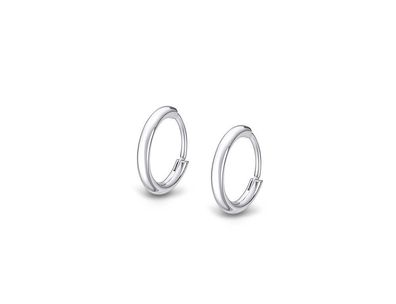 Lotus Style Creolen Edelstahl silber glänzend Ohrringe LS2174-4/1 Ohrschmuck
