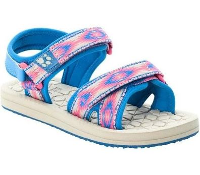 Jack Wolfskin Jungen Kinder Sandalen Kindersandalen Zulu VC Coral / Blue 163489