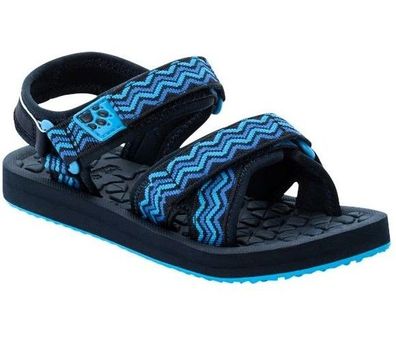 Jack Wolfskin Jungen Kinder Sandalen Kindersandalen Zulu VC Blue / Dark Blue 163478