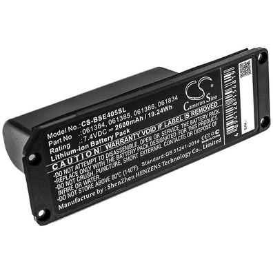 Ersatzakku - CS-BSE405SL - Bose Soundlink Mini / 061384 - 7,4 Volt 2600mAh Li-Ion