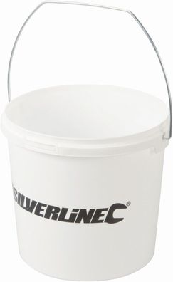 Silverline Maler- und Tapezierarbeiten Kunststoff-Farbeimer 2,5 l