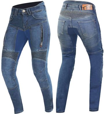 Trilobite Damen Motorrad Jeans Parado Monolayer Slim Fit TR20246114