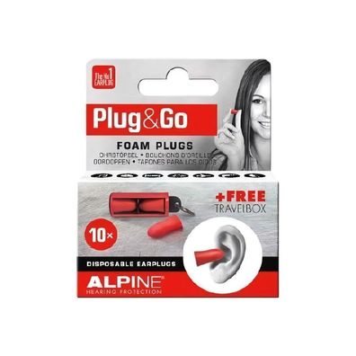 Alpine Gehörschutz Motosafe Earplugs Plug&Go 96113