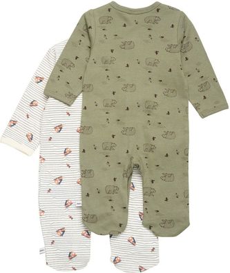 Pippi Babywear Kinder Schlafanzug Nightsuit w/f-buttons 2-pack