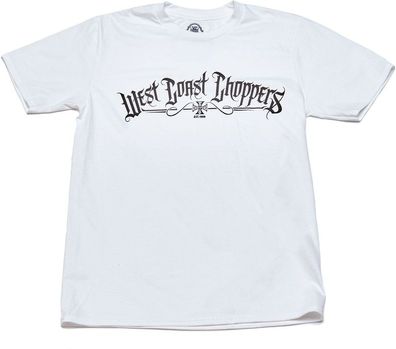 West Coast Choppers Herren T-Shirt Gothique Tee White