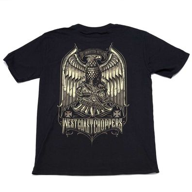 West Coast Choppers Herren T-Shirt Uninvited Outlaws Tee Black