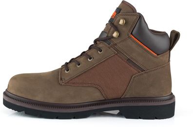 Scruffs Sicherheitsschuhe Nubuk-Stiefelette „Twister 6“ -Dunkelbraun