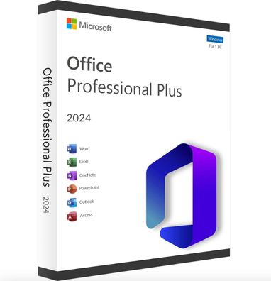 Microsoft Office 2024 Professional Plus | Pro | Vollversion | 1PC | unbegrenzt |