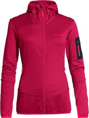 Vaude Damen Sweatshirt Monviso Fleece Jacket W's Crimson Red, Crimson Red 146747