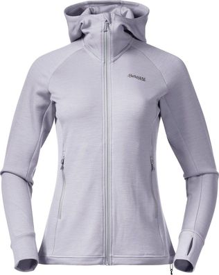 Bergans Damen Jacke Ulstein Wool Hood W Jacket L, Aluminium 141990