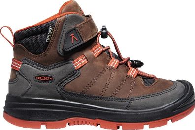 Keen Jungen Kinder Schuhe Kinderschuhe Redwood MID WP K Coffee Bean/Picante, 1377485