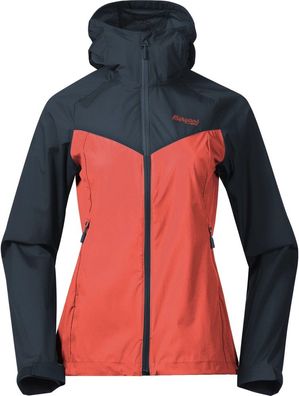 Bergans Damen Jacke Microlight W Jkt L, Brick/Orion Blue 141957