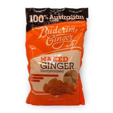 Buderim Naked Ginger Kandierter Ingwer 175 g