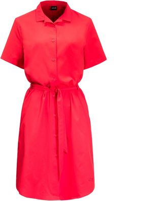 Jack Wolfskin Damen Kleid Damen Kleid Holiday Midi Dress Tulip Red 163213