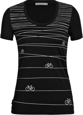 Icebreaker Damen T-Shirt Damen T-Shirt Tech Lite II SS Scoop Tee Hill Sprint 167363