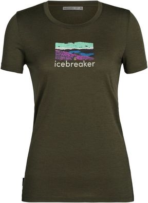 Icebreaker Damen T-Shirt Damen T-Shirt Tech Lite II SS Tee Trailhead Loden 167373