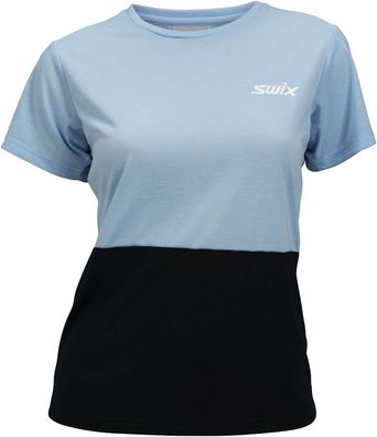 Swix Damen Sportshirt Damen T-Shirt Motion Adventure Bluebell 180700