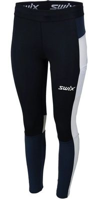 Swix Damen Sporthose Damen Leggins Motion Premium Dark/Lake Blue 180690