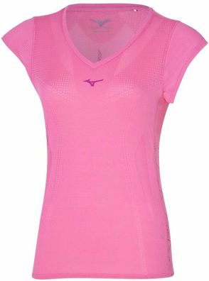 Mizuno Damen Fitness Artikel Damen T-Shirt Aero Tee Wild Orchid 185993