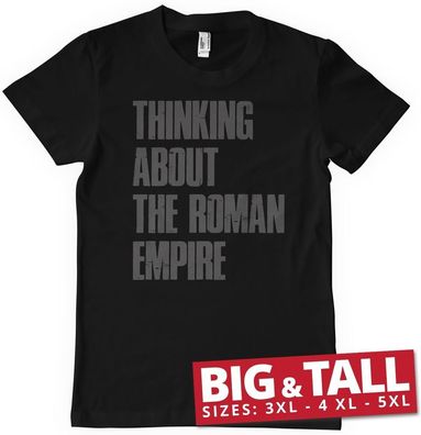 Hybris T-Shirt Thinking About The Roman Empire T-Shirt SH-1-16074-H58-6