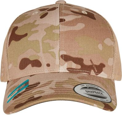 Flexfit Cap Retro Trucker multicam arid/tan