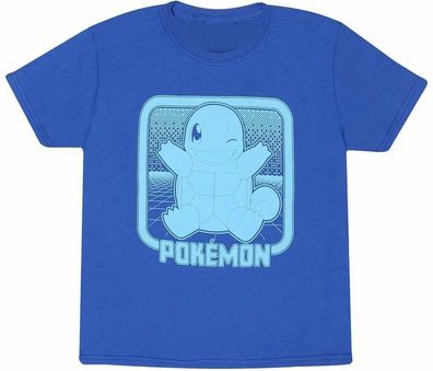 Pokemon - Squirtle Retro Arcade Jungen T-Shirt