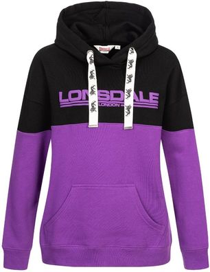 Lonsdale Damen Hoodie Wardie Kapuzensweatshirt Oversize