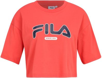 Fila Damen Cropped T- Shirt Lucena Cropped Graphic Tee