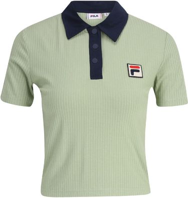 Fila Damen Poloshirt Looknow Ribbed Polo Shirt