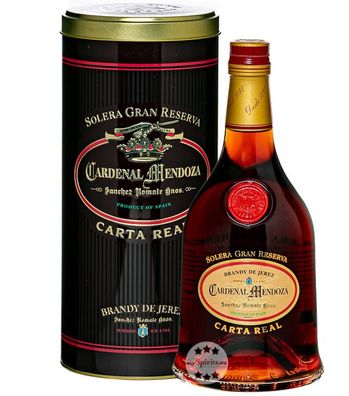 Cardenal Mendoza Carta Real Brandy de Jerez (, 0,7 Liter) (40 % Vol., hide)