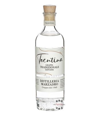 Marzadro La Trentina Tradizionale Grappa giovane 0,2 (41 % vol., 0,2 Liter) (41 % vol
