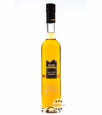 Villa de Varda Grappa Moscato Riserva Mezzolitro 0,5 L (40 % vol., 0,5 Liter) (40 % v